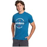 Umbro - Circular Graphic - T-shirt - Blauw - Korte Mouwen