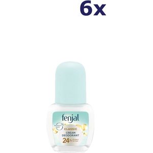 6x Fenjal Deodorant Roll-on classic creme 50 ml