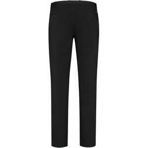 GENTS - Chino stretch structuur - Polyblend - Zwart - Maat 46/M