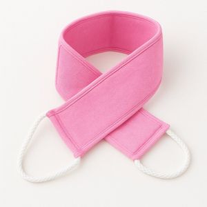 SkinCleanAndCo -Loofah baddoek - Loofa - Loofa spons - Lichaamsborstel - Badspons - 8*68 cm- Rose