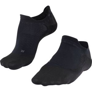 FALKE GO5 Invisible golf sokken anti blaren, medium padding ademend sneldrogend sportsokken dames zwart - Maat 37-38