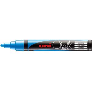 Uni Chalk Marker 5M Metallic Blauw