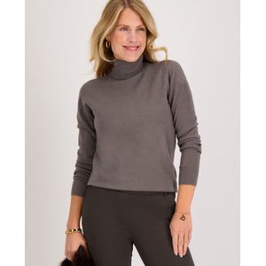 Je m'appelle Dames Trui - Grijs - Maat S/M