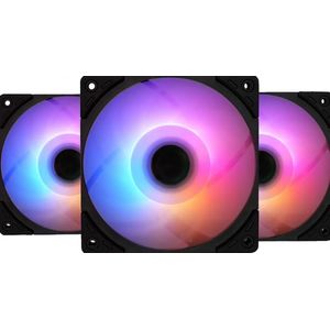 Wonder Tornado - Ventilator Set - 120mm - PWM - Drie Stuks - ARGB Verlichting