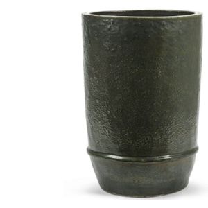 Serax Bloempot-Plantenbak Dune Kelly Wearstler Groen-Donker Groen D 38 cm H 56 cm