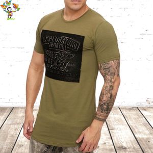 T-shirt heren Exploration groen -Violento-M-t-shirts heren