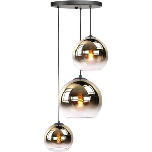 Hanglamp Fantasy Globe Gold 3Lichts 160cm