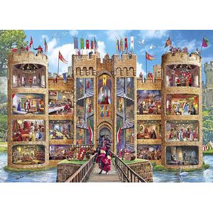 Castle Cutaway Puzzel (1000 stukjes)