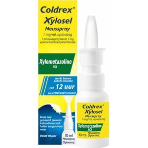 Coldrex Xylosel Neusspray 1.0mg/ml Xylometazolinehydrochloride - 2 x 10 ml