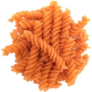 Pit&Pit - Fusilli van rode linzen bio 350g - 100% rode linzen met lijnzaad - Kooktijd: 5-6 min