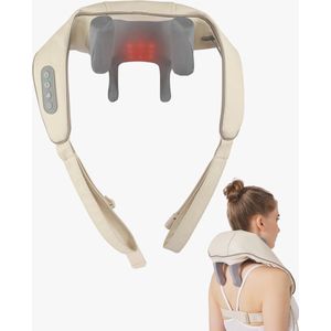 Lexium Nekmassage apparaat - Nekmassage - Massagekussen - Nek massage - Nekmassage kussen - Massage apparaat - Nek en Schouder Massage Apparaat