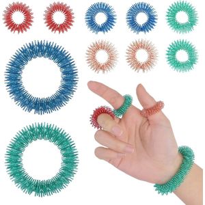 10 Stuks Acupressuurringen Set voor Bloedcirculatie en Stressverlichting