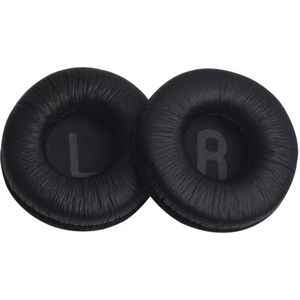 2 skut(s) geschikt voor JBL Tune 600 / T500BT / T450 / T450BT koptelefoon zwart - Koptelefoonoorkussens - Vervangende oorkussens - Niet voor de Live versie