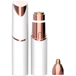 Gezichtsontharing voor vrouwen, draagbare ladyshave, oplaadbare pijnloze ontharingsapparaat voor gezicht, bovenlip, kin, donshaar - wit