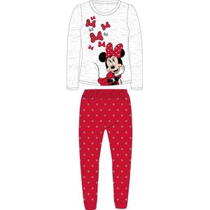 Minnie Mouse pyjama love grijs/rood maat 116