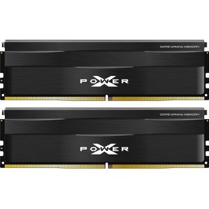 Silicon Power DDR5 32GB (2x16GB) Zenith 6000MHz (PC5-48000) 288-pin CL30 1.35V UDIMM Desktop Memory Module RAM SP032GXLWU60AFDE Black