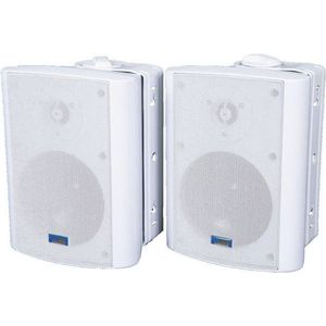 TIC ASP60-W  - Professional Terras Speakers 8Ω 70v 5"" 80W (paar) - wit