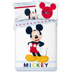 MICKEY Mouse dekbedovertrek - 140x200 cm. - Mickey dekbed