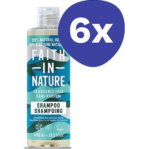 Faith in Nature Zonder Geurstoffen Shampoo (6x 400ml)