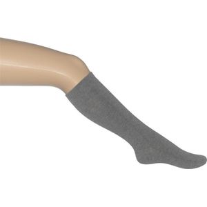 Bonnie Doon - Kinderen - Cotton Knee-High - Med.Grey Heath. - maat 27/28 (2 paar)