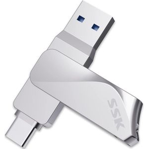 256GB USB C Flash Drive met Dubbele Aansluiting - Snelheid tot 150MB/s