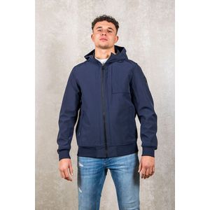 Softshell Jacket Chestpocket - Blauw - XXXL