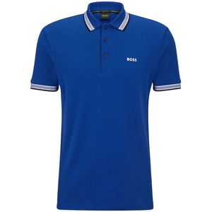 BOSS Green Polo korte mouw Blauw Paddy 10241663 01 50468983/438