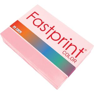 Kopieerpapier fastprint a4 80gr roze | Pak a 500 vel