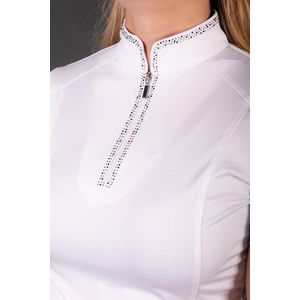 Harry s horse wedstrijdshirt Denver medium wit- wedstrijdjasje
