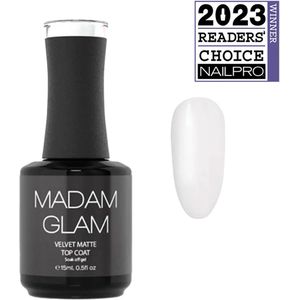 Madam Glam Velvet Matte Top Coat Gel