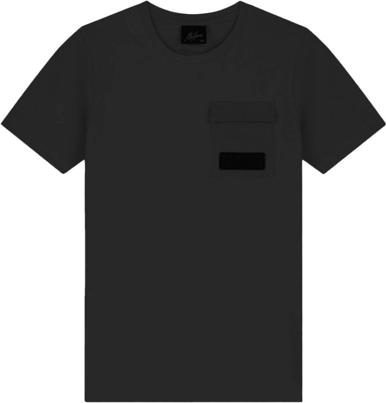 Malelions - Nylon Pocket T-shirt - Zwart