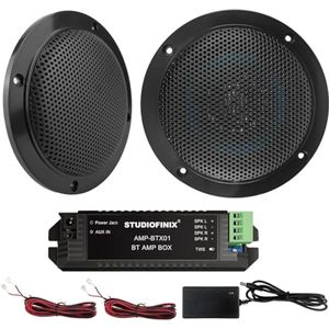 Waterdichte 4 inch marine bluetooth plafondluidsprekers voor badkamer, keuken en buitengebruik