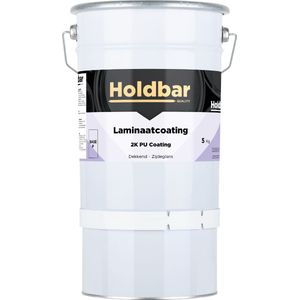 Holdbar Laminaatcoating Gebroken Wit (RAL 9010) 5 Kg - Laminaat Verf - Vloerverf - Alle Kleuren - Krasvast - UV-bestendig - Vergeelt niet - Gemakkelijk Schoonmaken - 2 Componenten