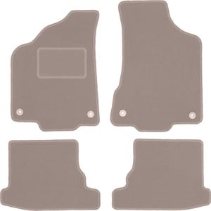 Beige veloursmatten voor: Volkswagen Polo III FL 6N2 hatchback, sedan, classic (1999-2001)