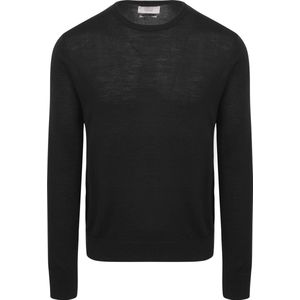 King Essentials The John Pullover Merino Zwart - Maat XL - Heren - Pullovers