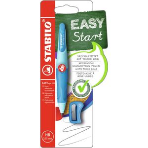 5 x STABILO EASYergo 3.15mm - Vulpotlood - Rechtshandig - Blauw/Donker Blauw -