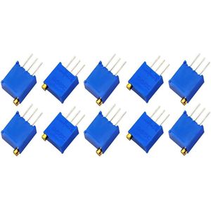 3296W 103 Weerstand regelbaar / precisie potentiometer 10K Ohm 10 stuks