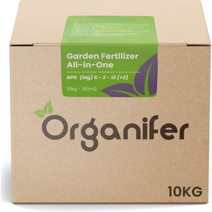 Tuinmest All-In-One (10Kg – Voor 100m2) Professionele meststof voor alle planten en gewassen in Siertuin, Moestuin en Boomgaard