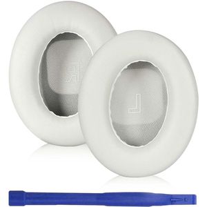 Allecto Plus - Vervangende oorkussens voor draadloze hoofdtelefoons - Wit, geluidsisolerend foam