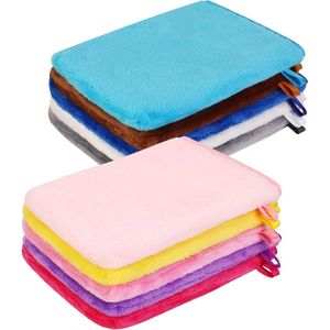Inovra - 10-delige set zachte en absorberende microvezel gezichtsdoekjes en washandschoenen voor lichaamsreiniging in bad en spaHerenbadstof make-up remover handschoenen - herbruikbaar Europa
