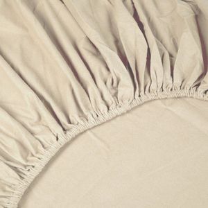 Kayori Showa Hoeslaken Flanel - 140x200cm - Matrasdikte 35 cm - Rondom Elastiek - Offwhite