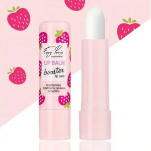 Easy Paris Cosmetics - Verrukkelijke Lip Balm Booster Lip Care - Moisturizes Conditions Renews Smooths - Aardbei