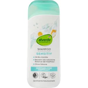 Alverde Naturkosmetik Shampoo Sensitive Kamille | 1x 200 ml - Biologische kamille | Voor de gevoelige hoofdhuid