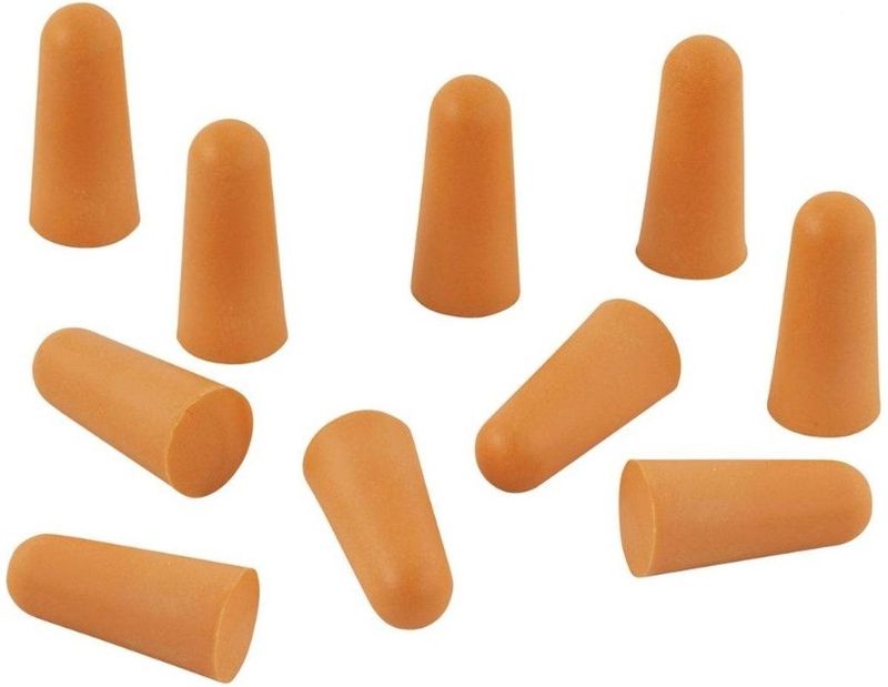 Wolfcraft Wegwerpoordoppen - 10 Stuks - Gehoorbescherming - Schuimstof