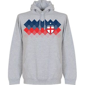 Engeland 2018 Pattern Hooded Sweater - Grijs - XXL