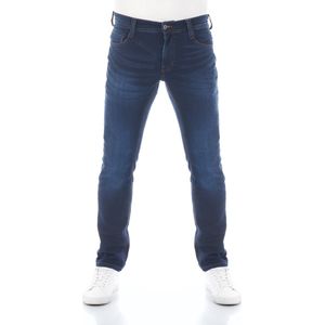 Mustang Heren Jeans Broeken Real X Oregon tapered Fit Blauw Volwassenen Denim Jeansbroek