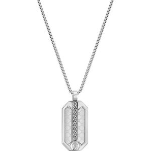 Police Unisex ketting metaal One Size Zilver 32015085