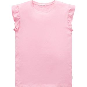 TOM TAILOR ruffled sleeve t-shirt Meisjes T-shirt - Maat 152