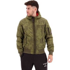 Superdry Souvenir Pilot Bomber Jas Groen S Man