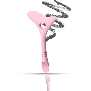 Sorelia Eyeliner Tool - Oogpotlood Hulpmiddel & Siliconen Stencils - Mascara Applicator Make-up Beauty Tool - Roze